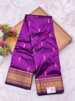Pure Silk Kanjivaram Paithani Color Paithani T11