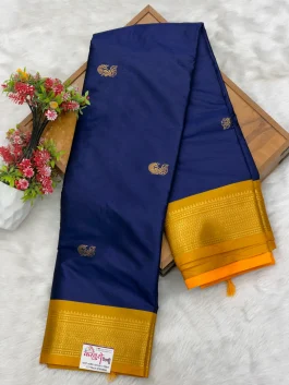 Sico Neavy Blue Paithani F01