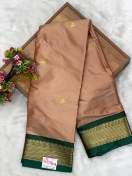 Sico Peach Paithani F01
