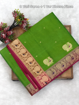 Peshwai Paithani Pure Silk Nauvari G11