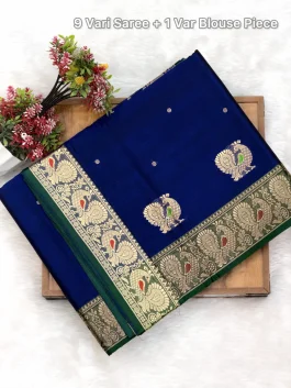 Peshwai Paithani Pure Silk Nauvari G11